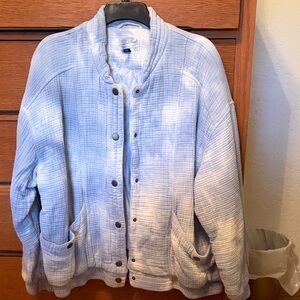 Universal Thread Light Blue Bomber Jacket